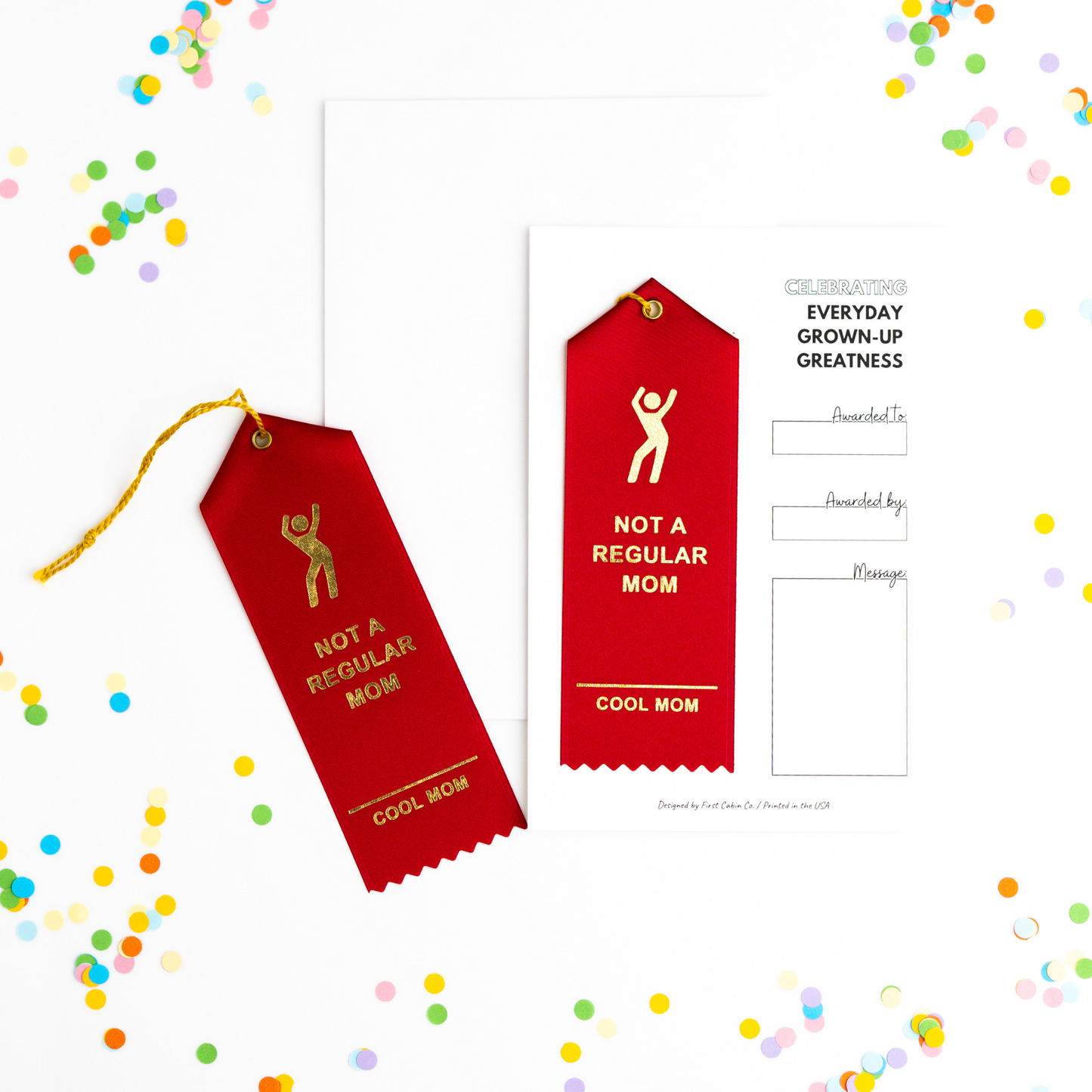 Not A Regular Mom-Cool Mom Award Ribbon