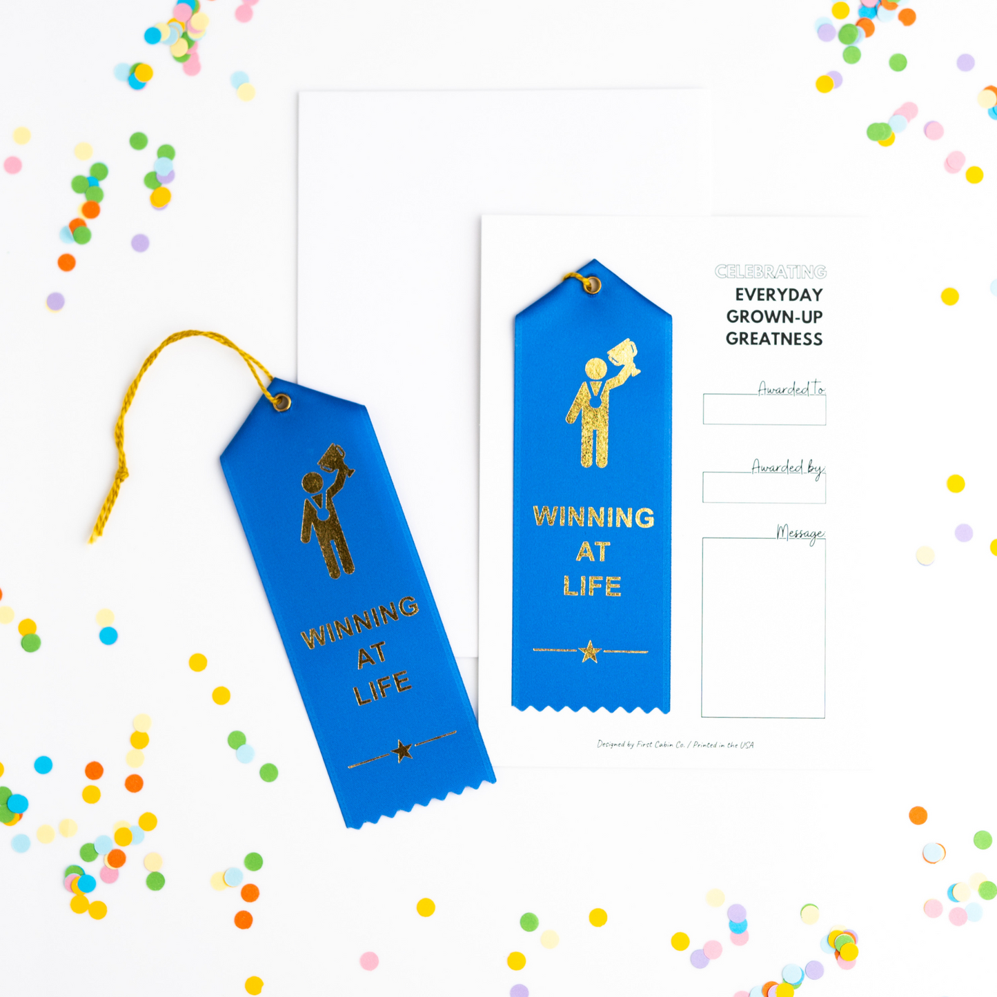 Winning At Life Award Ribbon