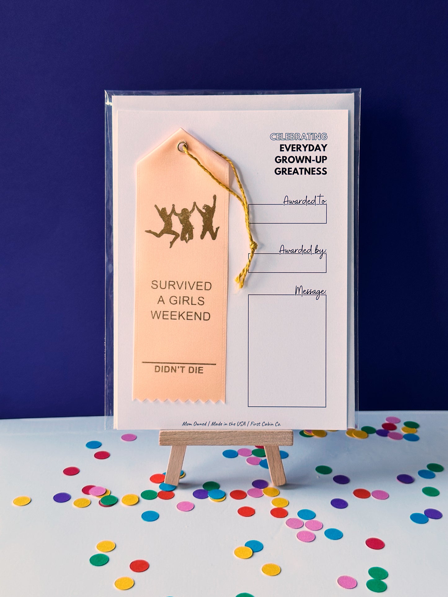 Survived A Girls Weekend Award Ribbon