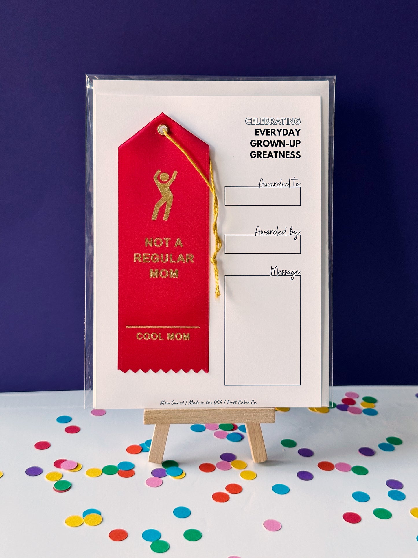 Not A Regular Mom-Cool Mom Award Ribbon