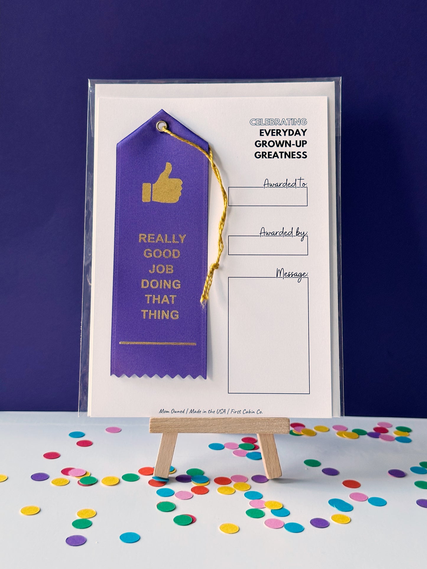 Really Good Job Doing That Thing Award Ribbon