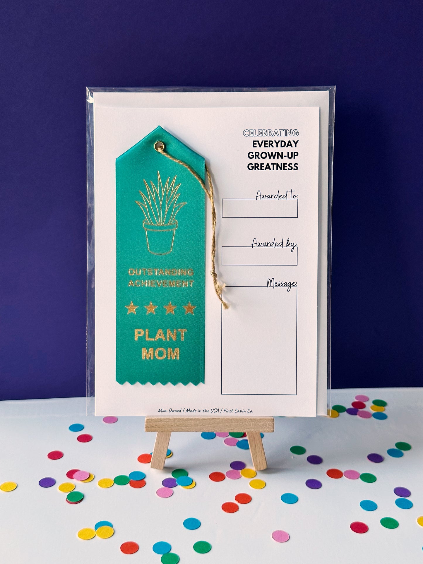 Plant Mom Award Ribbon